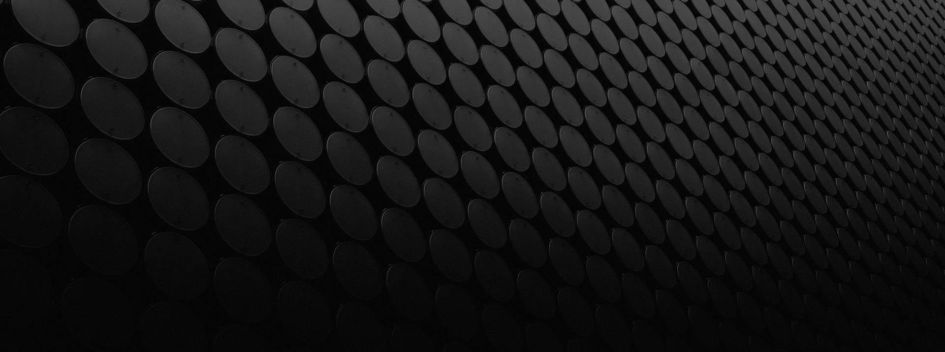 Abstract black and white pattern with shadowing.